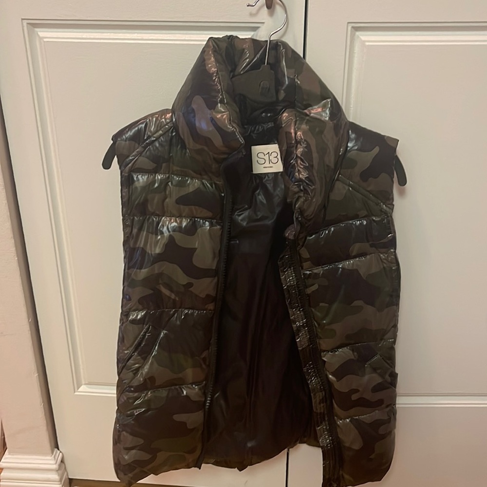S13 Camo Puffer Vest